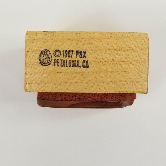 PSX 1987 Vintage Noah's Ark Rubber Stamp Scrapbooking Elephant Giraffe Animals - Picture 2 of 8